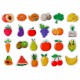 Пазл половинки «Овощи и фрукты», 24 картинки