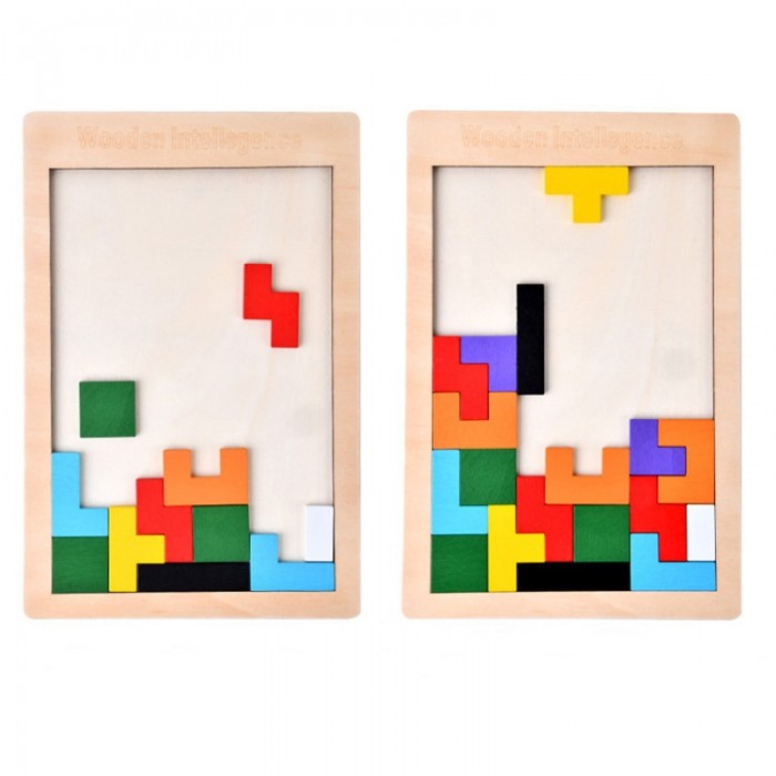 Детская деревянная головоломка «Тетрис»