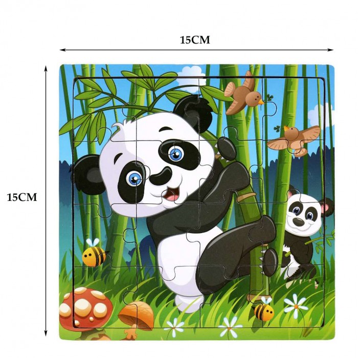 Купить пазл «Панда» на 16 деталей недорого